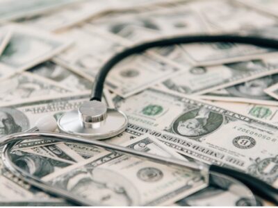 Image of dollars with a stethoscope
